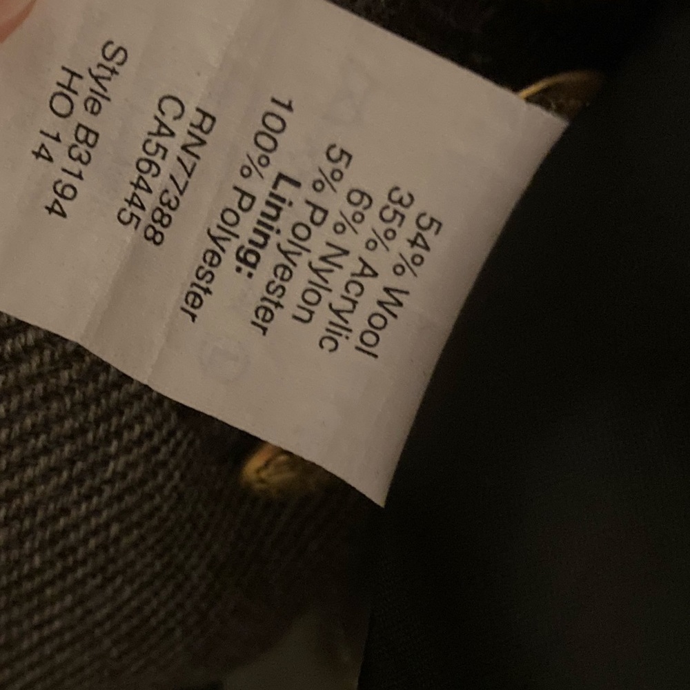 Jcrew dark grey/blue coat - Picture 10 of 10